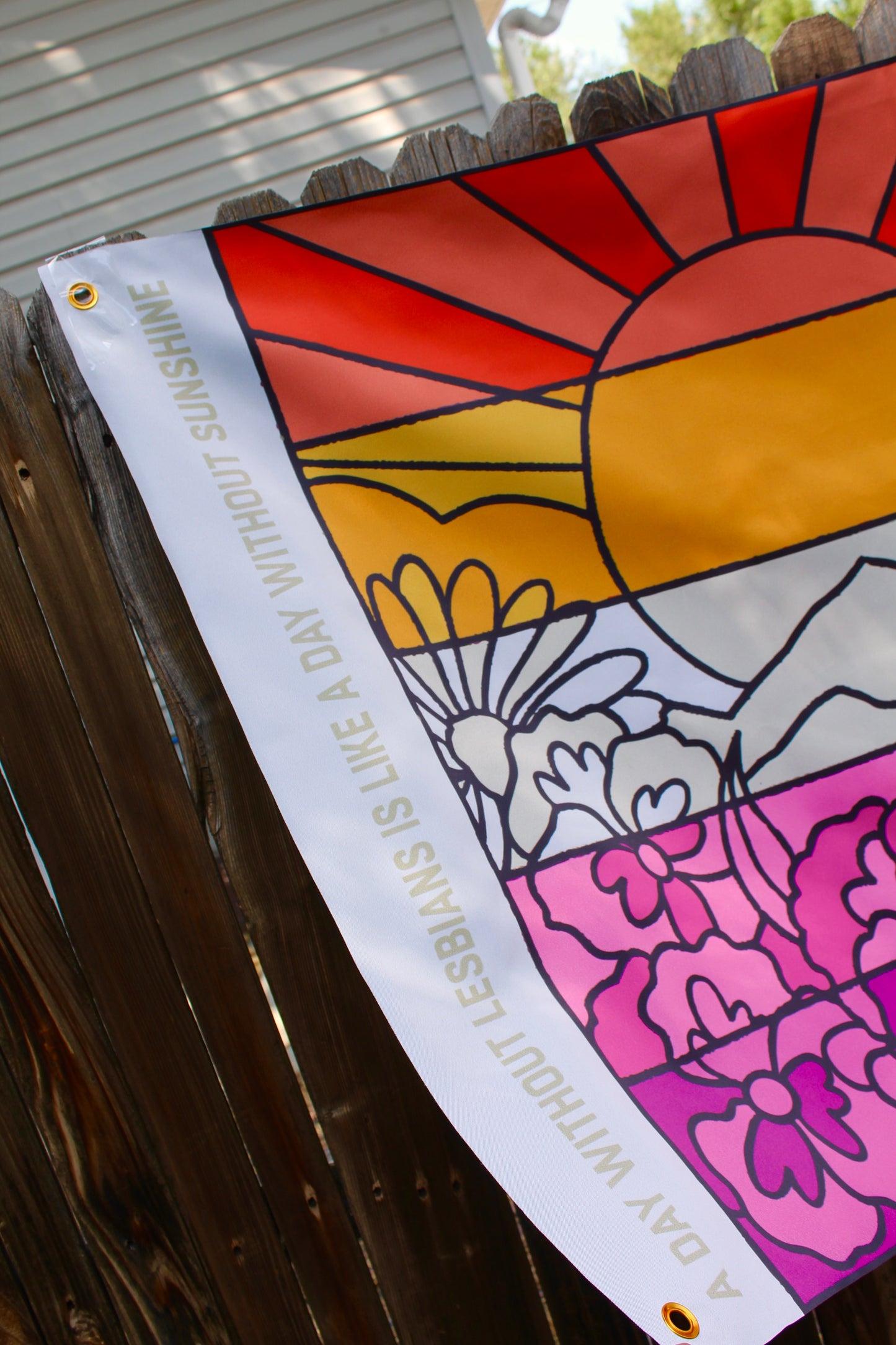 Flower Lesbian Flag