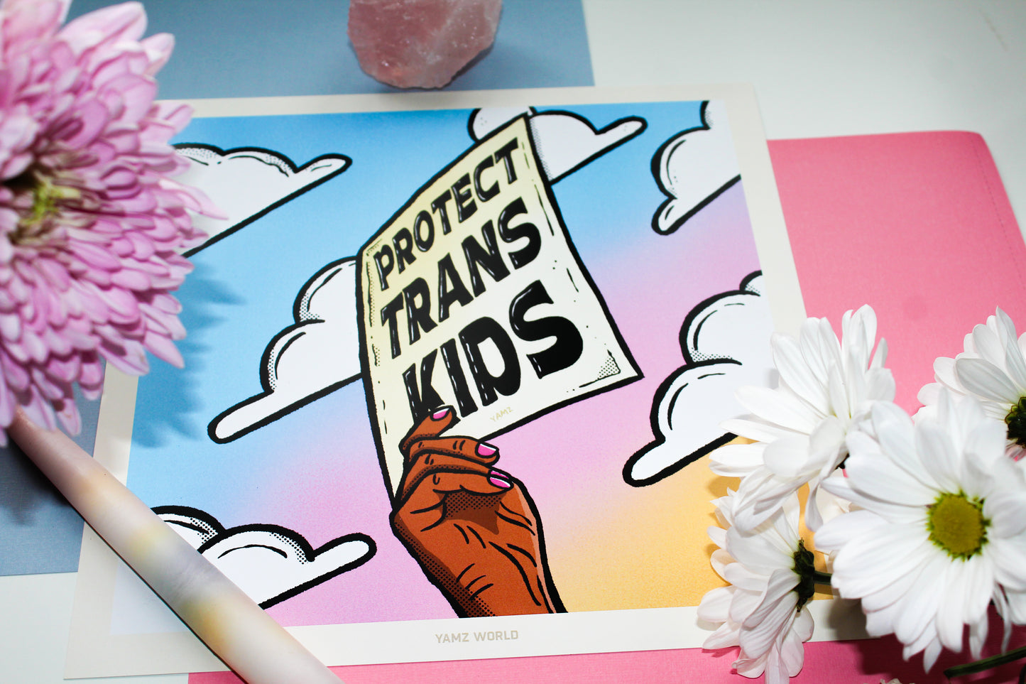 Protect trans kids print