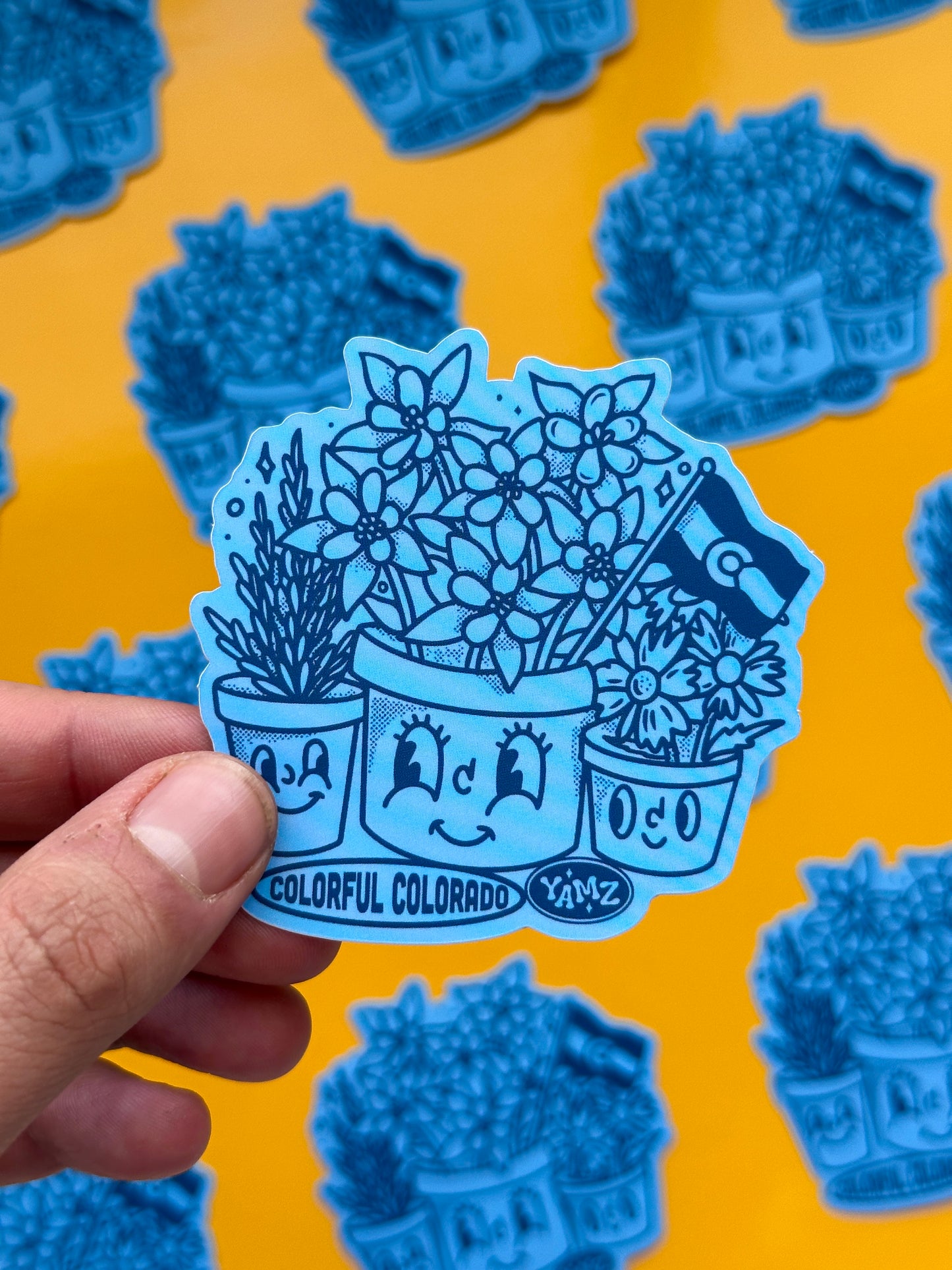 Colorful Colorado Plants Sticker