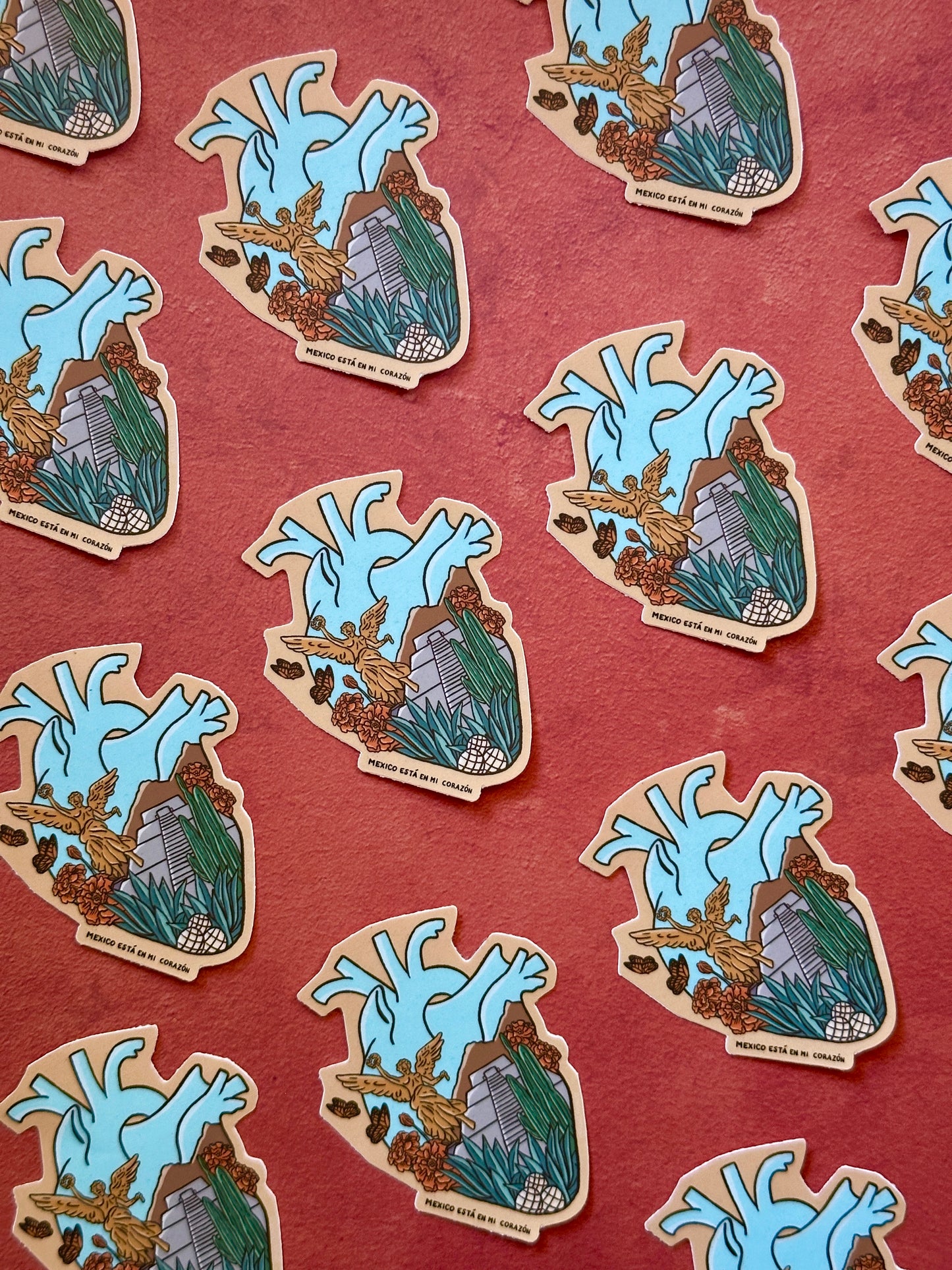 Mexico Corazon Sticker