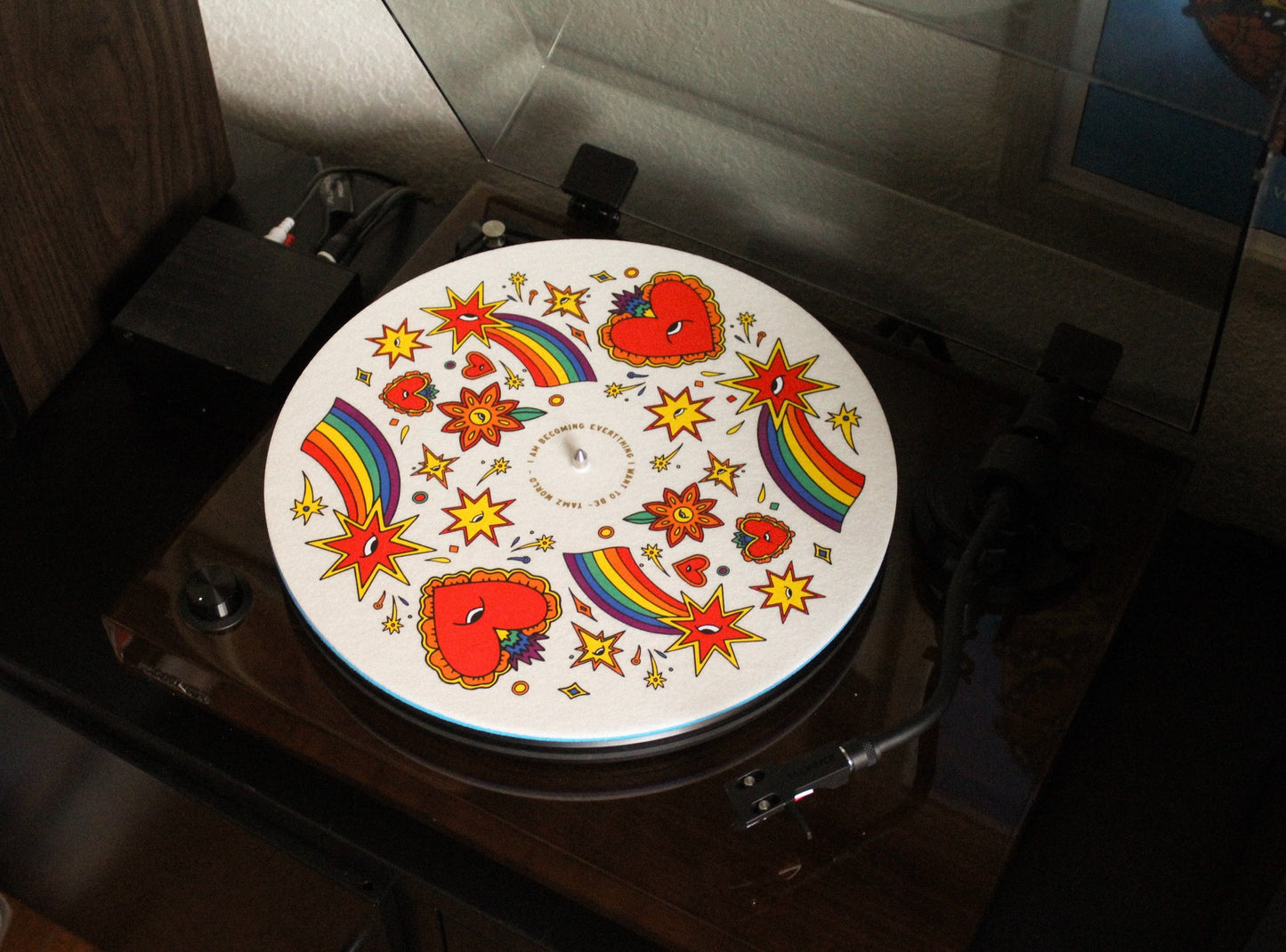 "Becoming" Felt Slipmat for Record Player