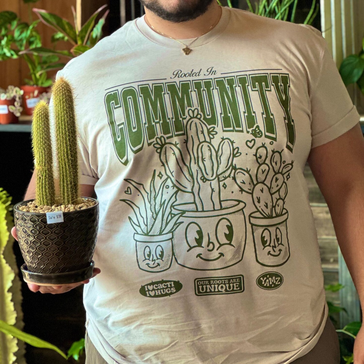 Cacti Rooted In Community Tee
