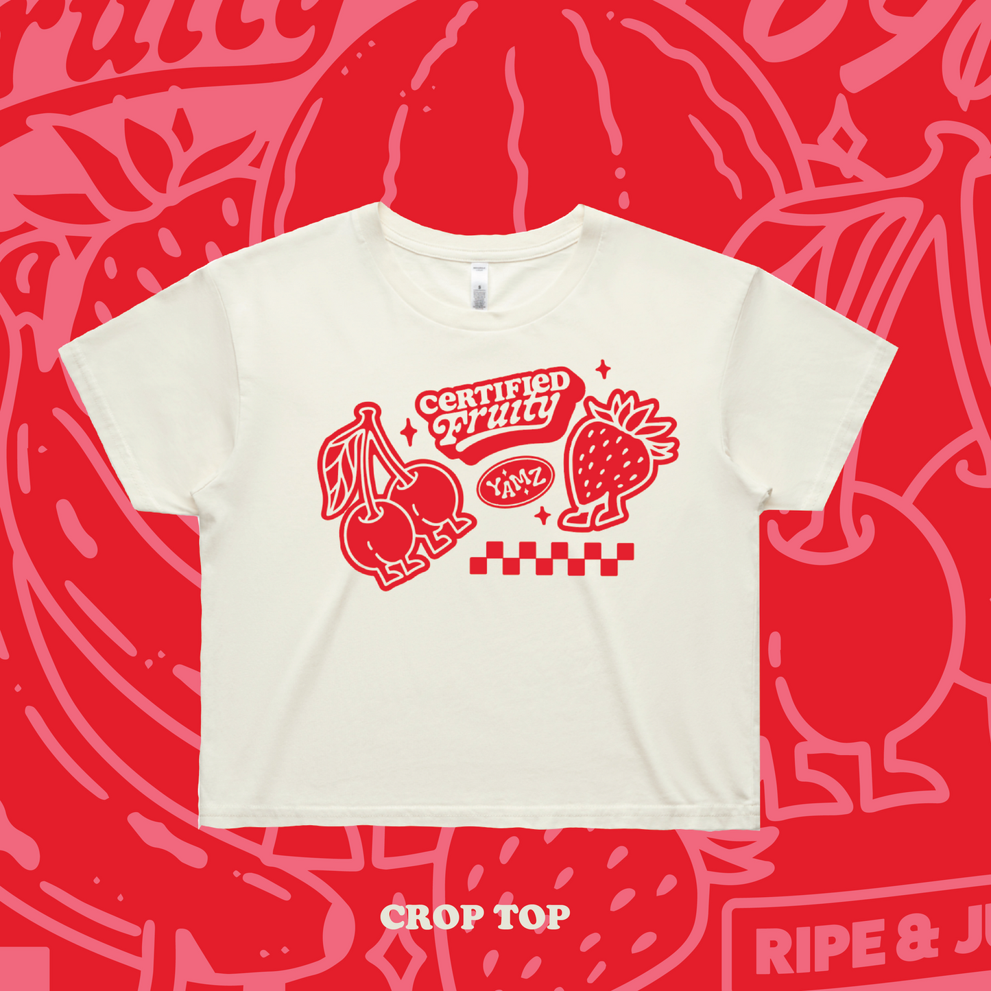 Certified Fruity Cropped Tee