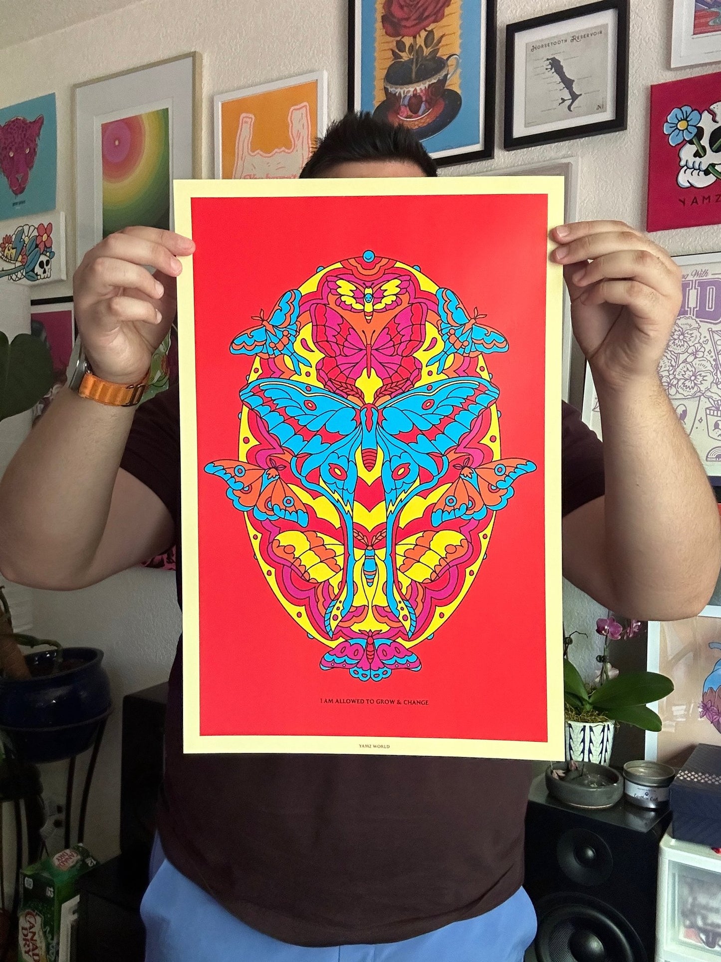 Changing Moth Print