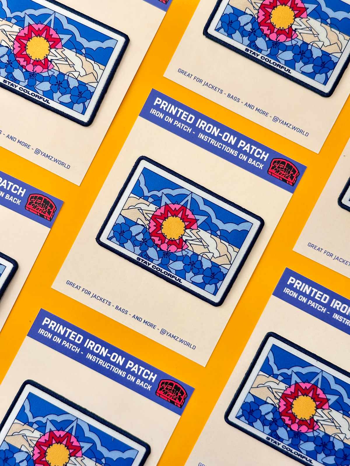 Colorado flag Iron-On Patch