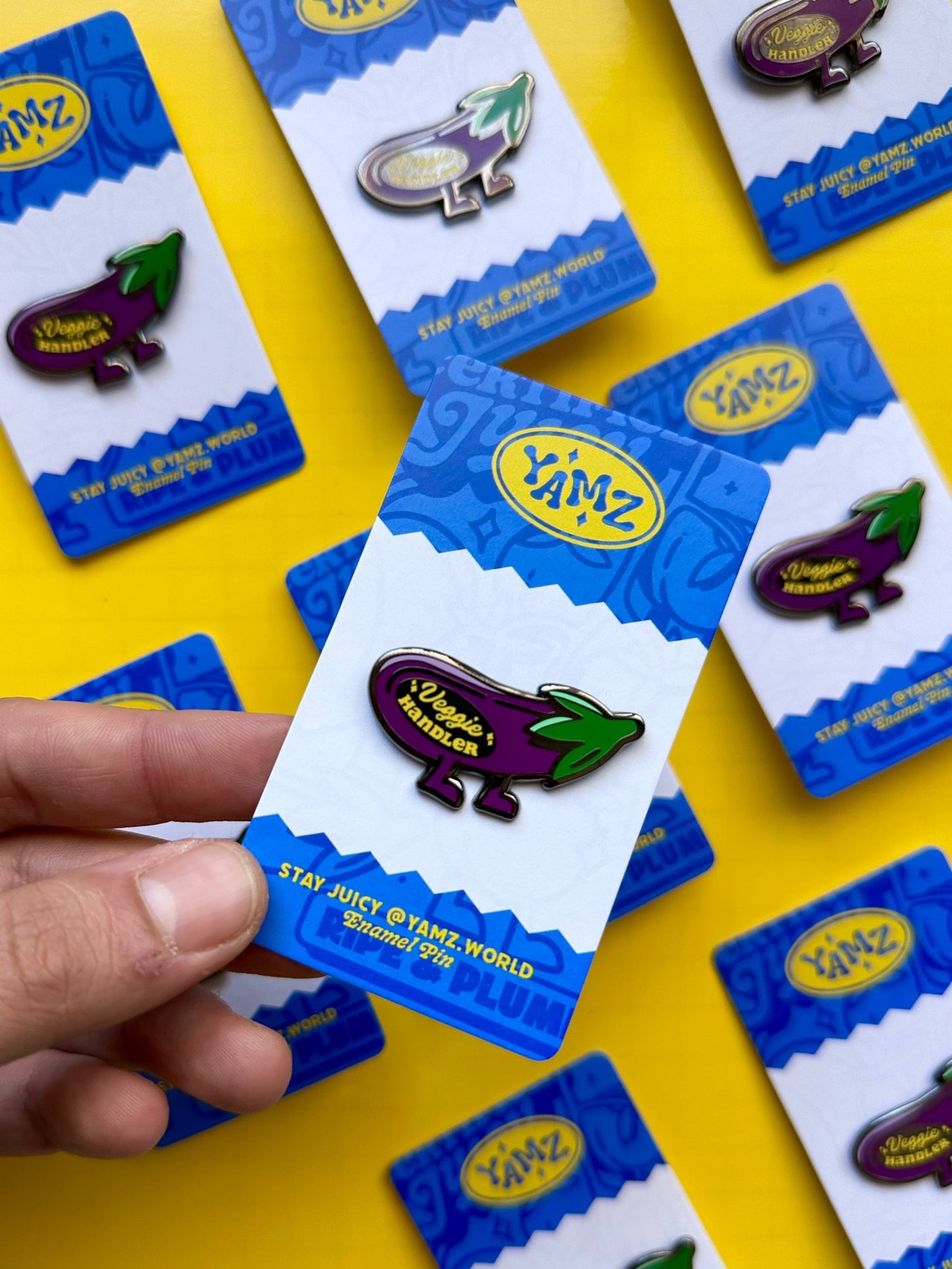 Eggplant Pin