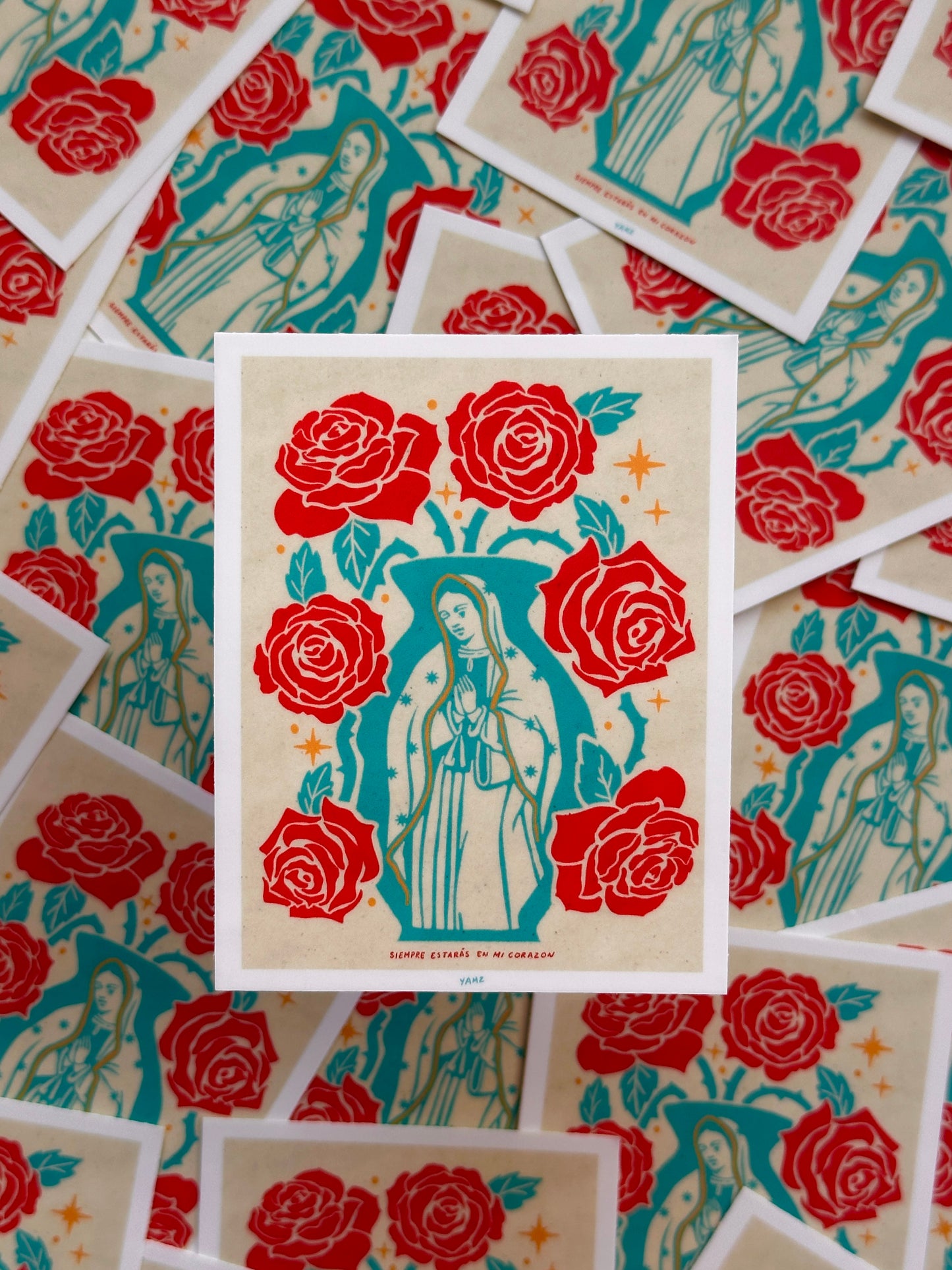 Virgencita Jumbo Sticker
