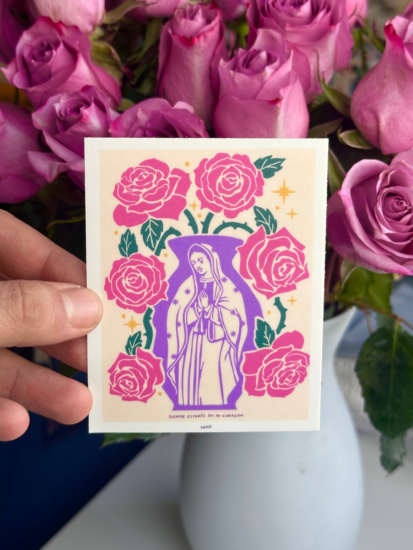 Virgencita Jumbo Sticker