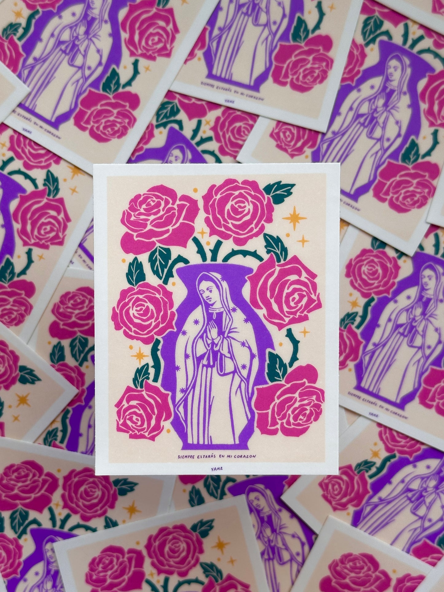 Virgencita Jumbo Sticker