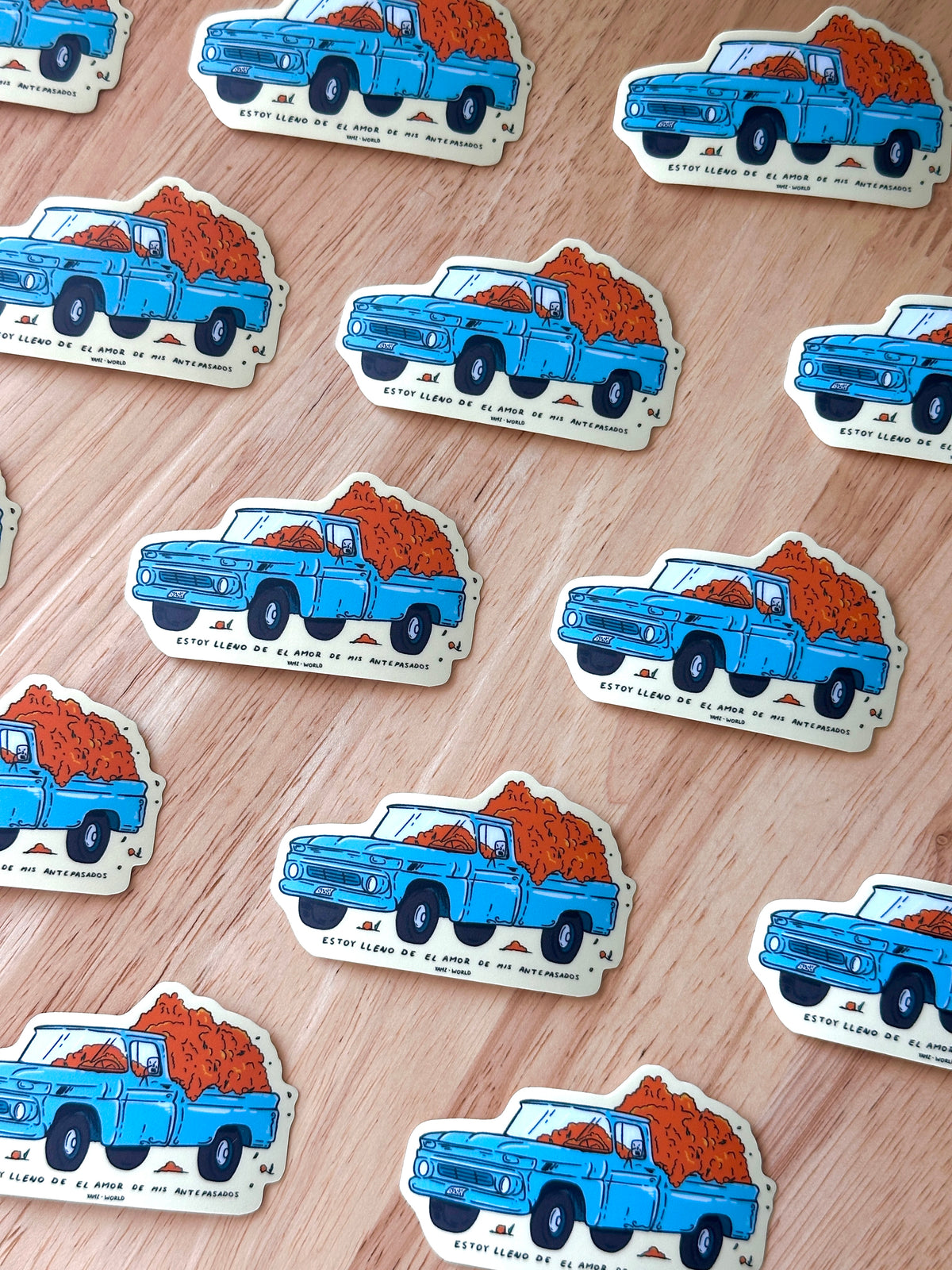 Antepasados Truck Sticker