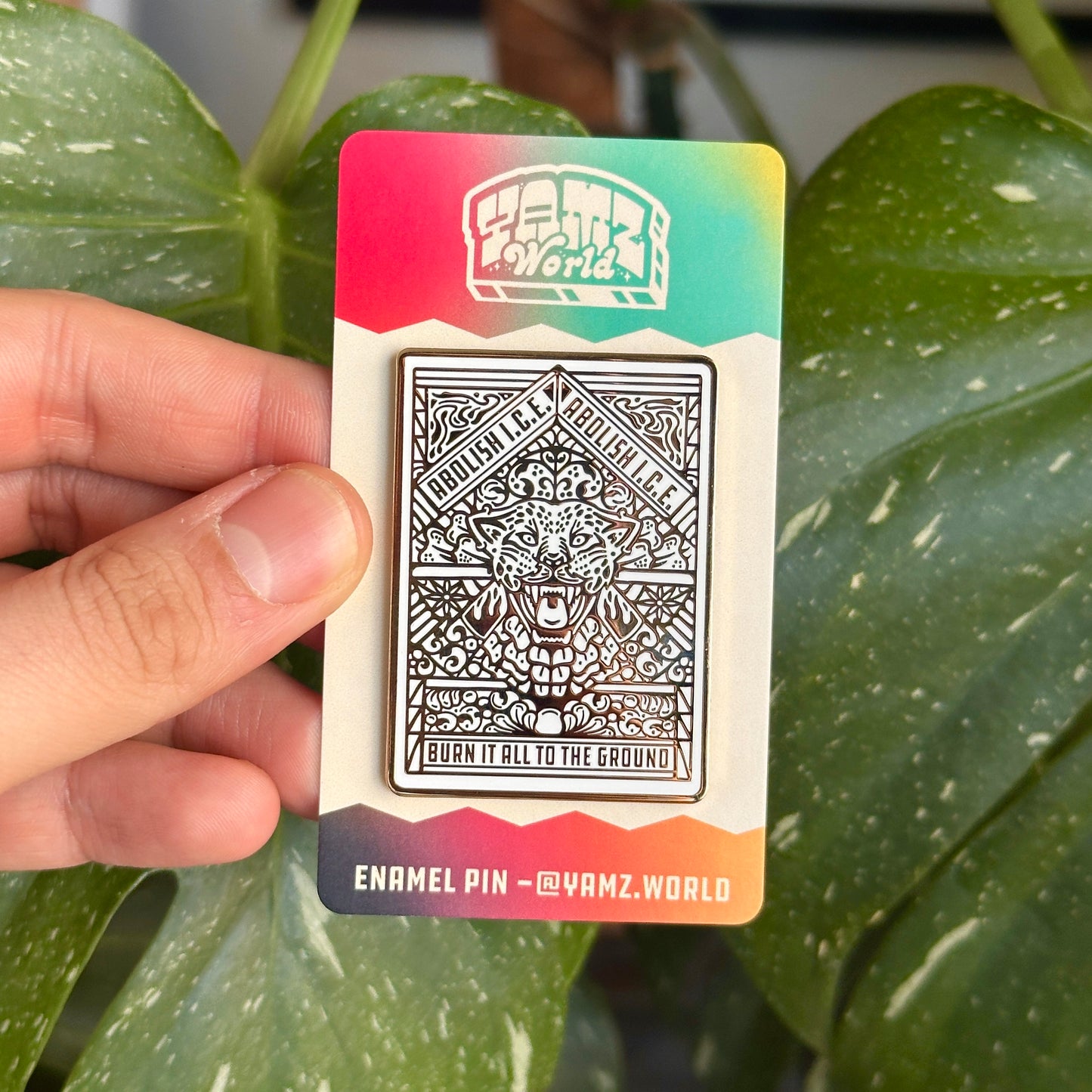 Abolish I.C.E Enamel Pin