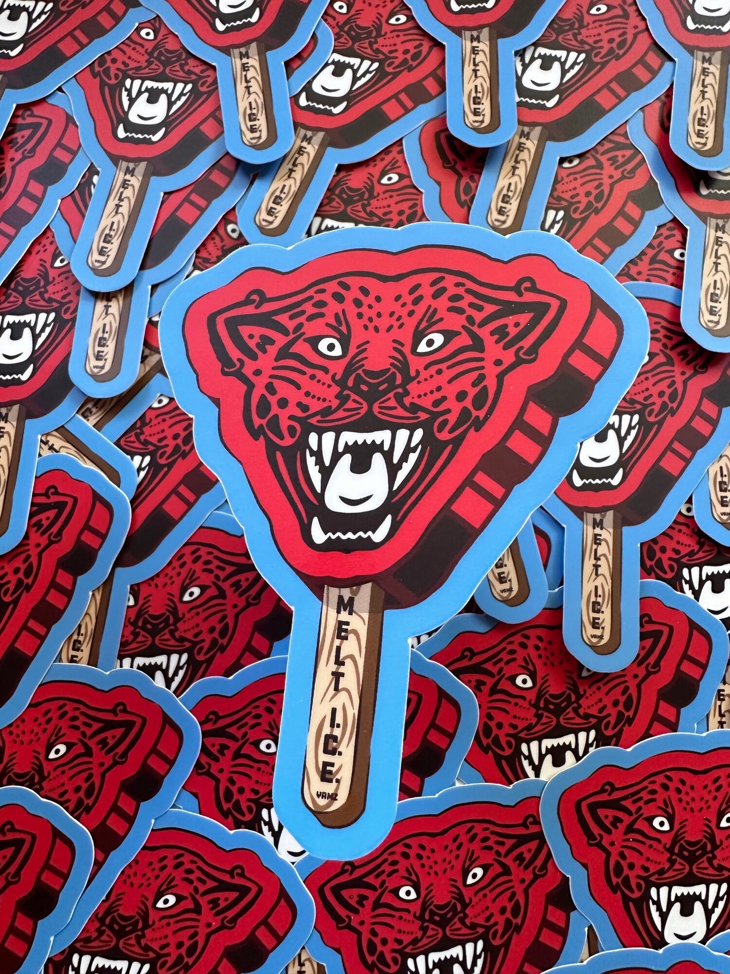 Melt I.C.E. Popsicle Sticker