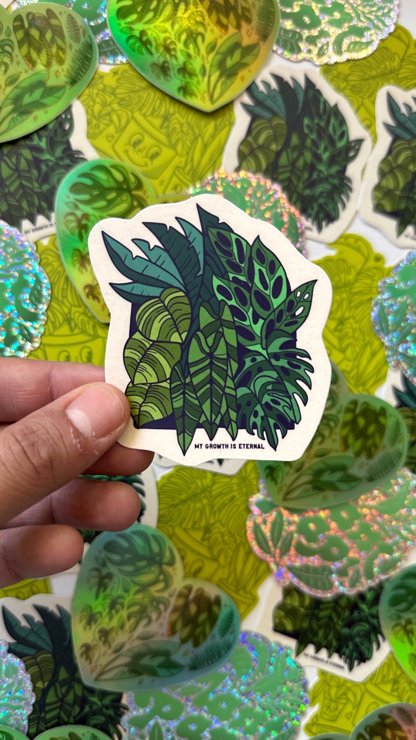 My Growth is Eternal Sticker
