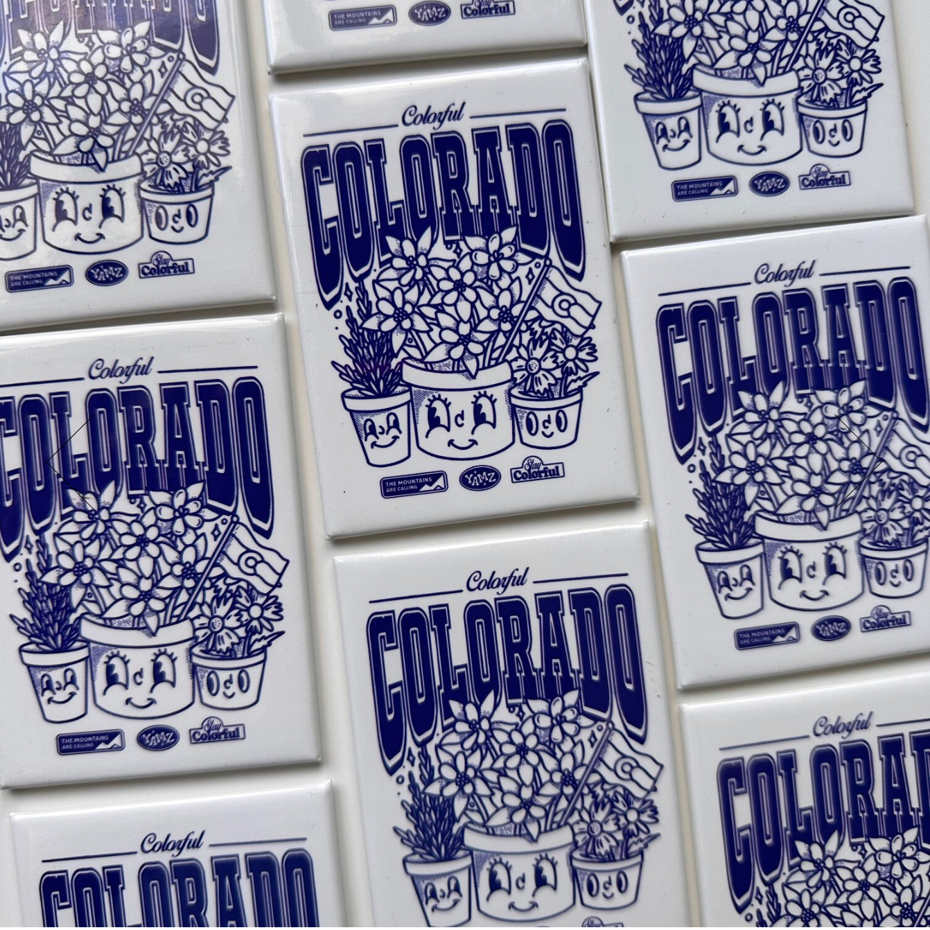 Colorful Colorado Magnets | Plantitas by YAMZ WORLD