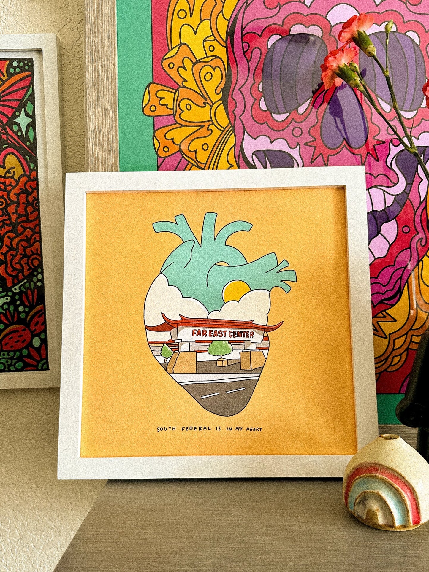 South Federal Heart Print