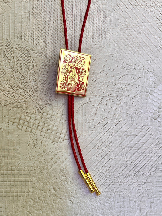 Virgencita Bolo Tie