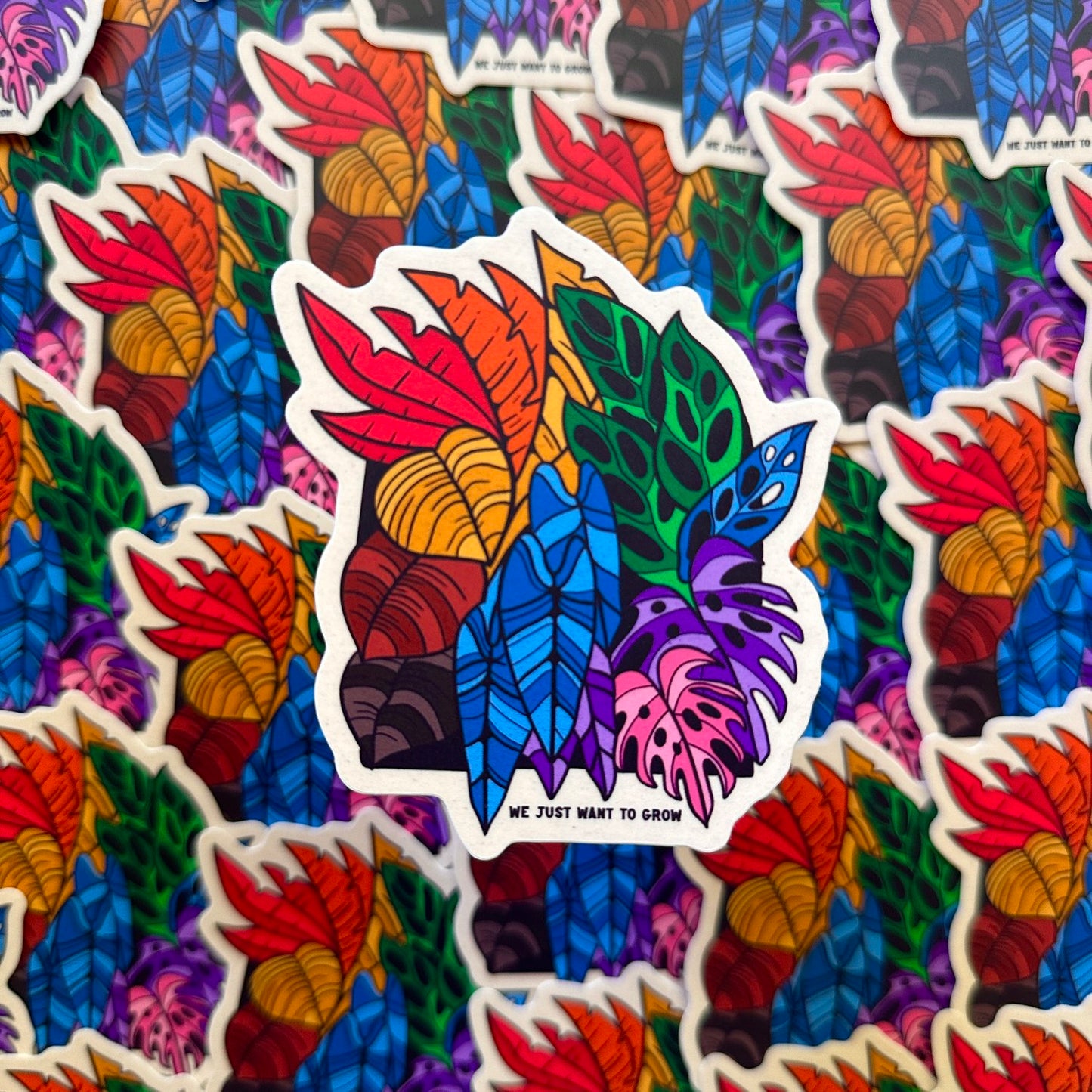 We Just Want to Bloom Sticker