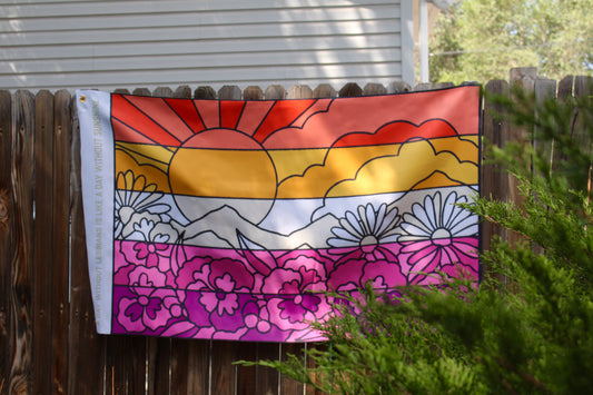 Flower Lesbian Flag