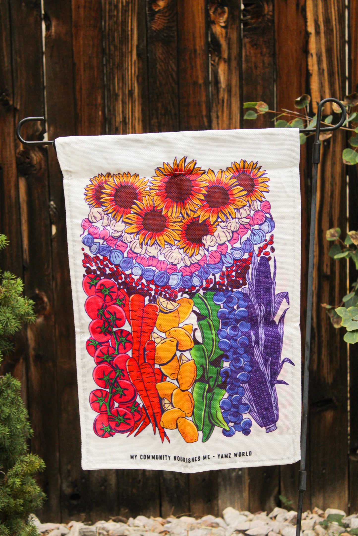 Nourished Vegetable Pride Flag - Garden Flag