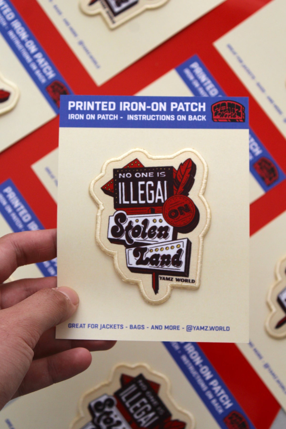 Stolen Land Iron-On Patch