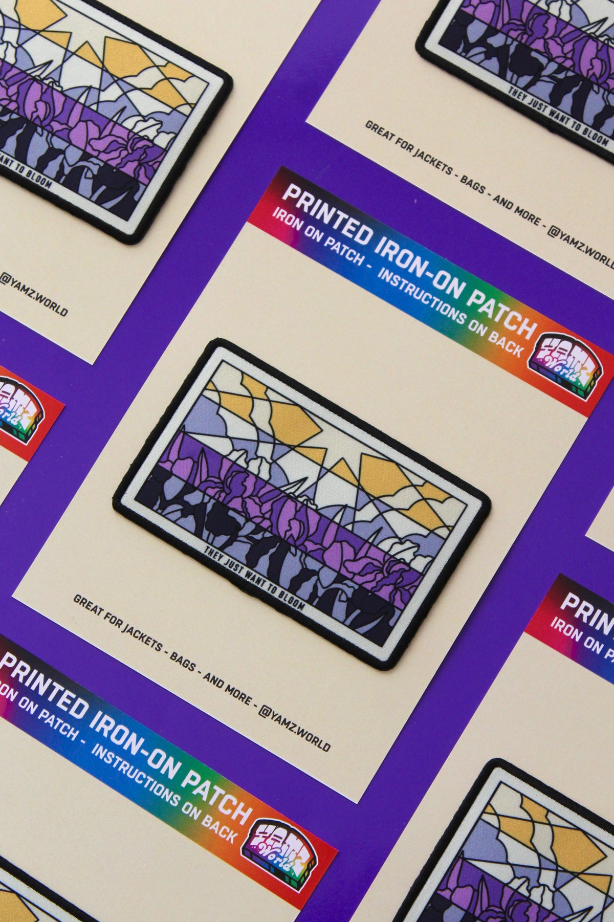Non-Binary Flag Iron-On Patch