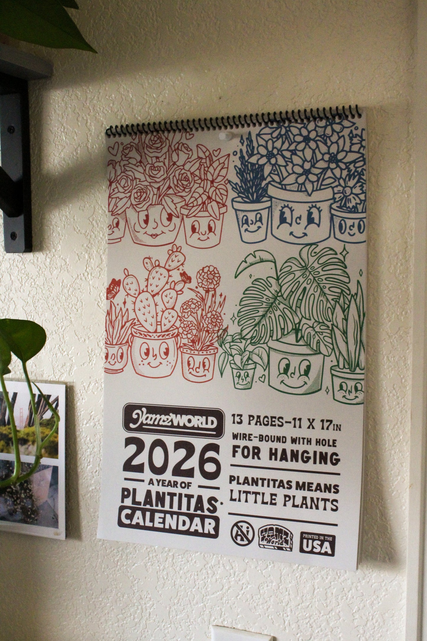 2026 Calendar - A Year of Plantitas
