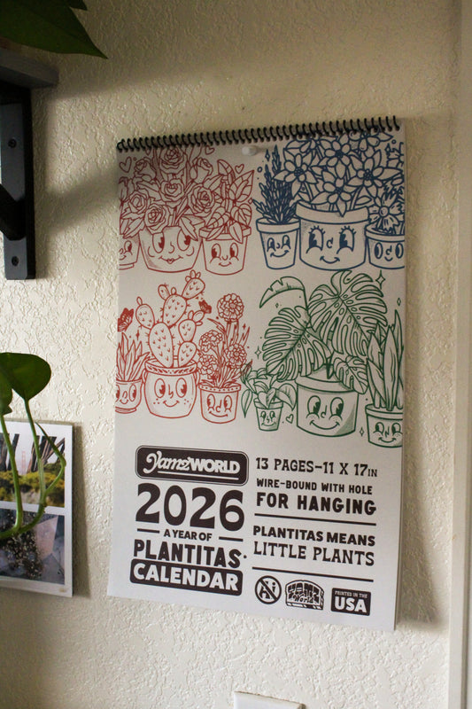2026 Calendar - A Year of Plantitas