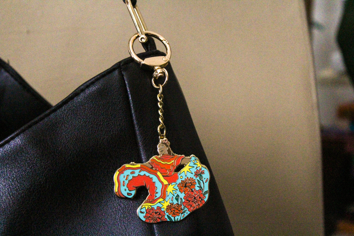 Cempasúchil Dancer Bag Charm
