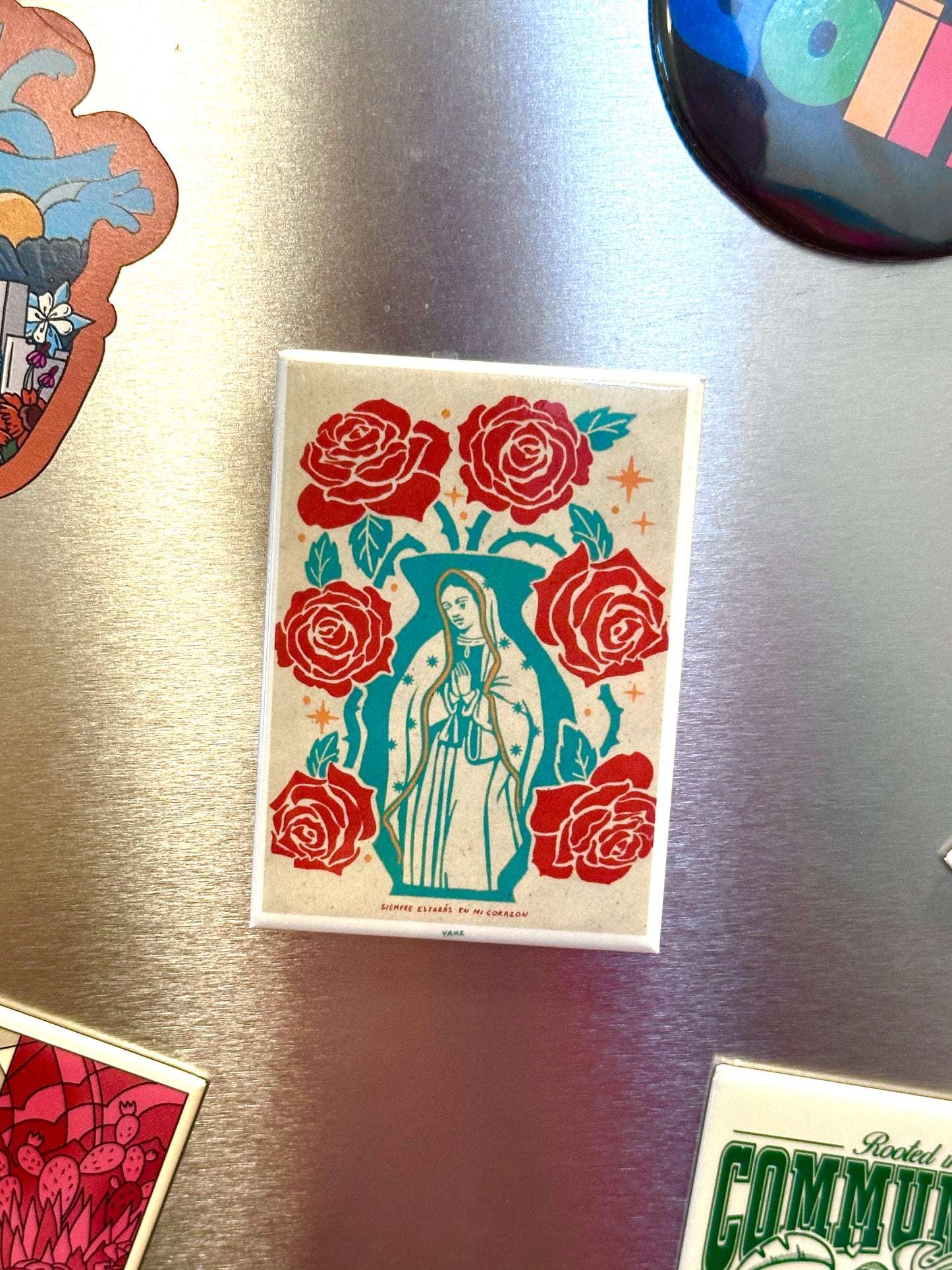Virgencita Fridge Magnet