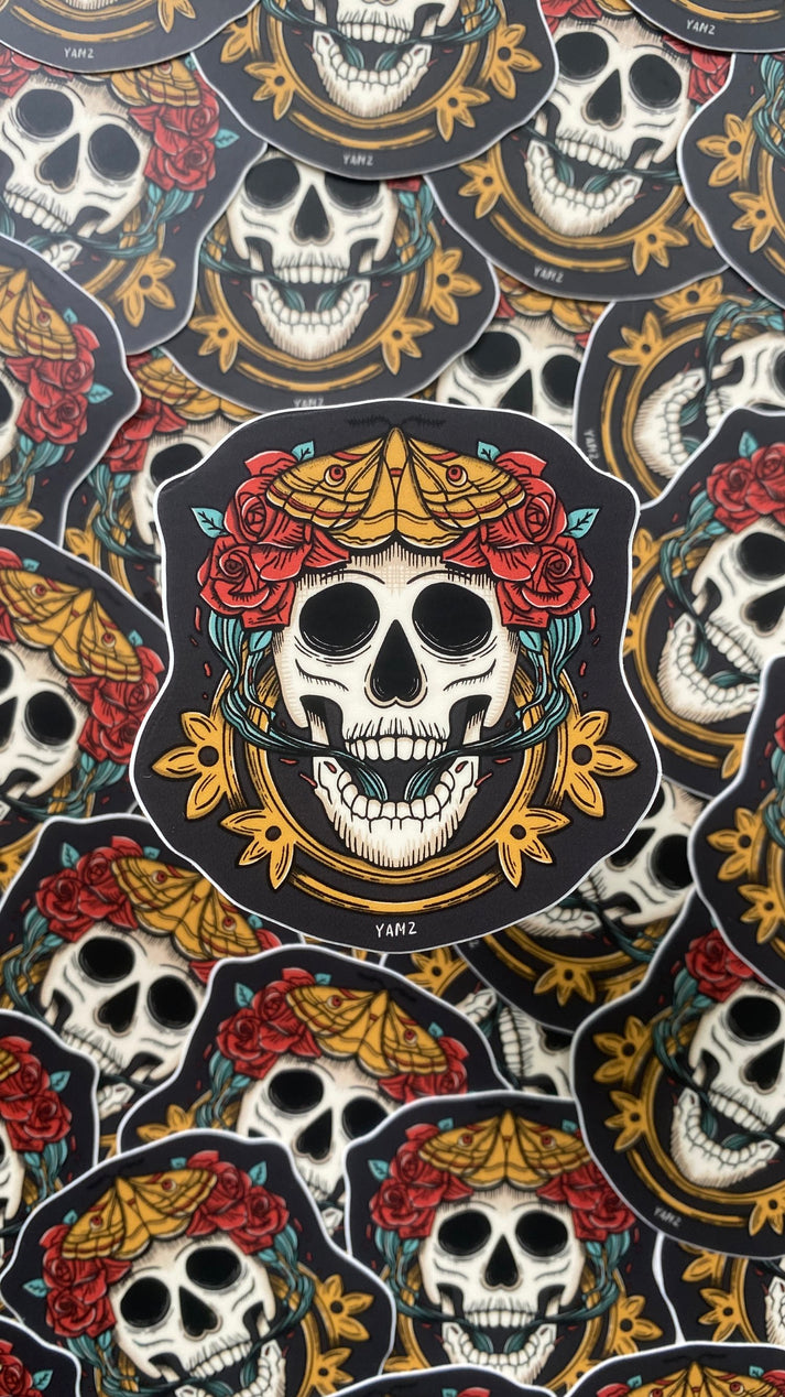 Calavera Sticker – YAMZ WORLD Store
