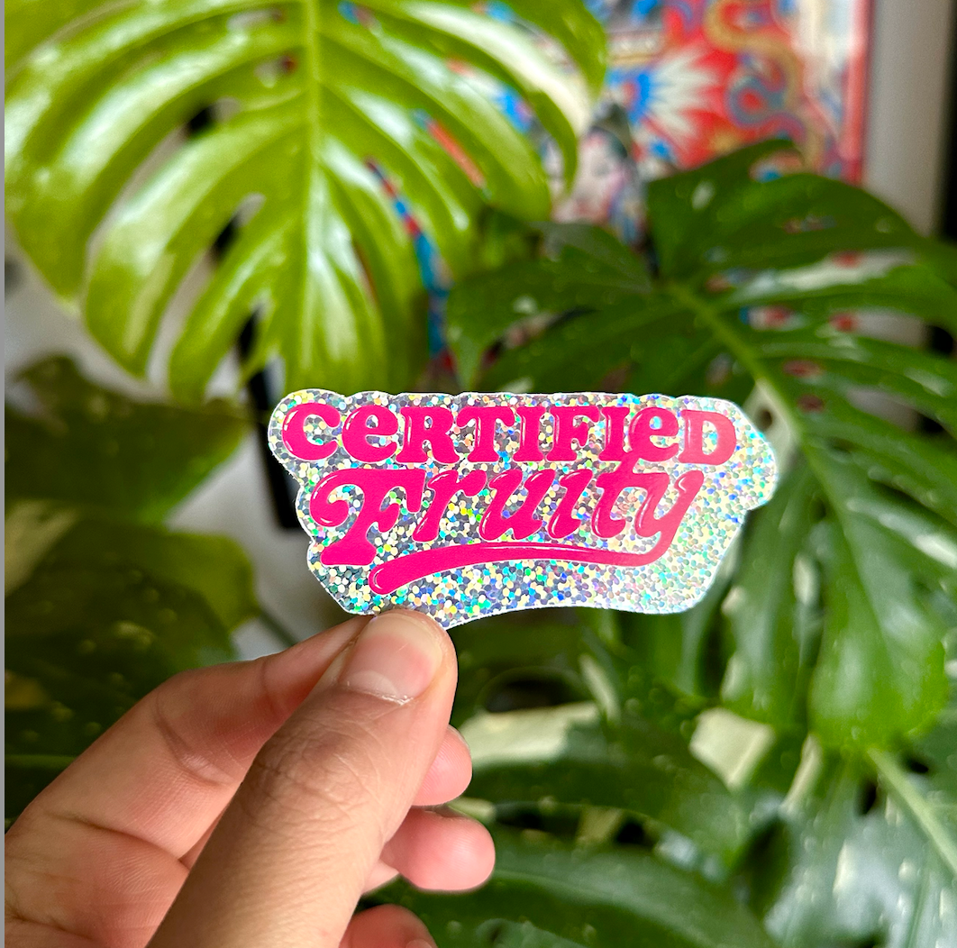 Sticker Frooty Certified Fruity Sticker – YAMZ WORLD Store
