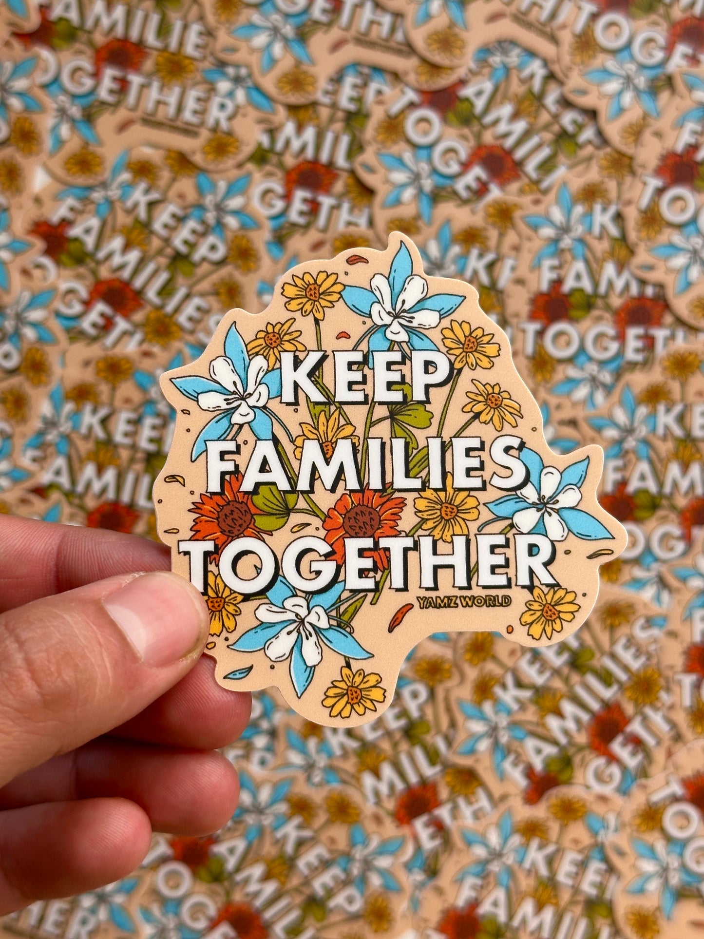 Keep Families Together Sticker