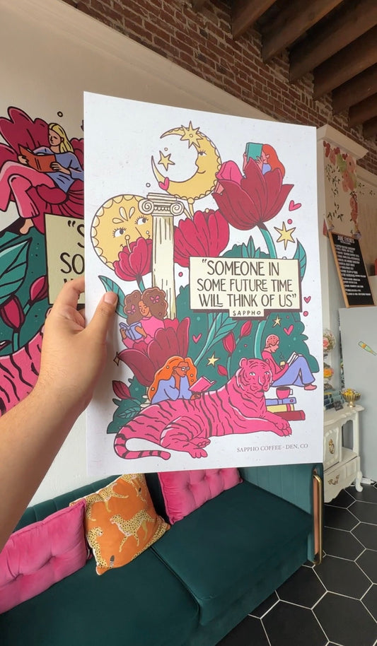 Petals and Pages Print