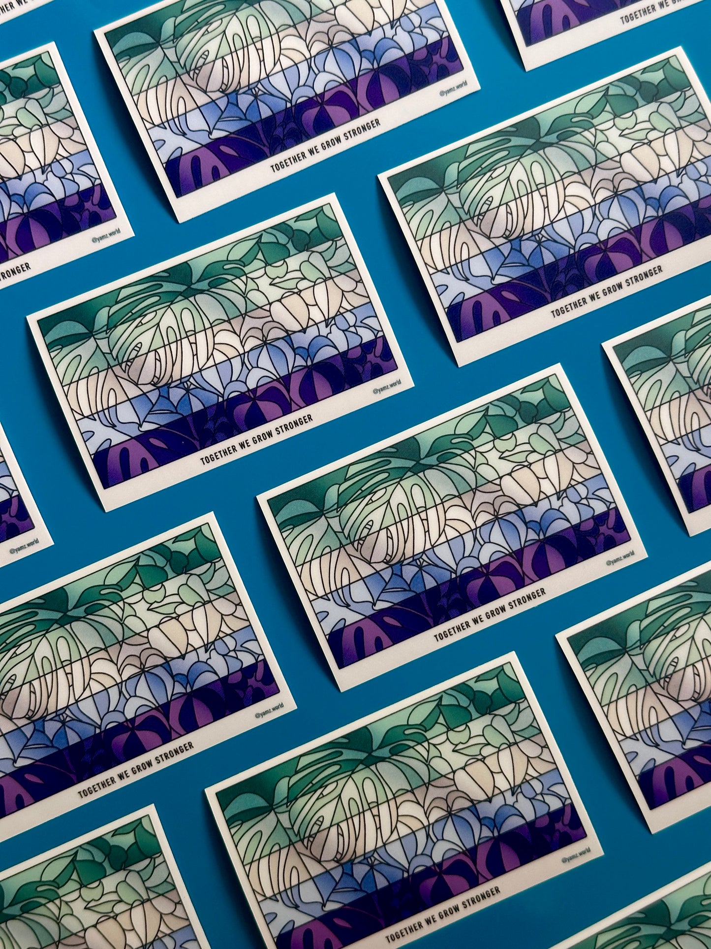 Men Loving Men Flower Pride flag sticker