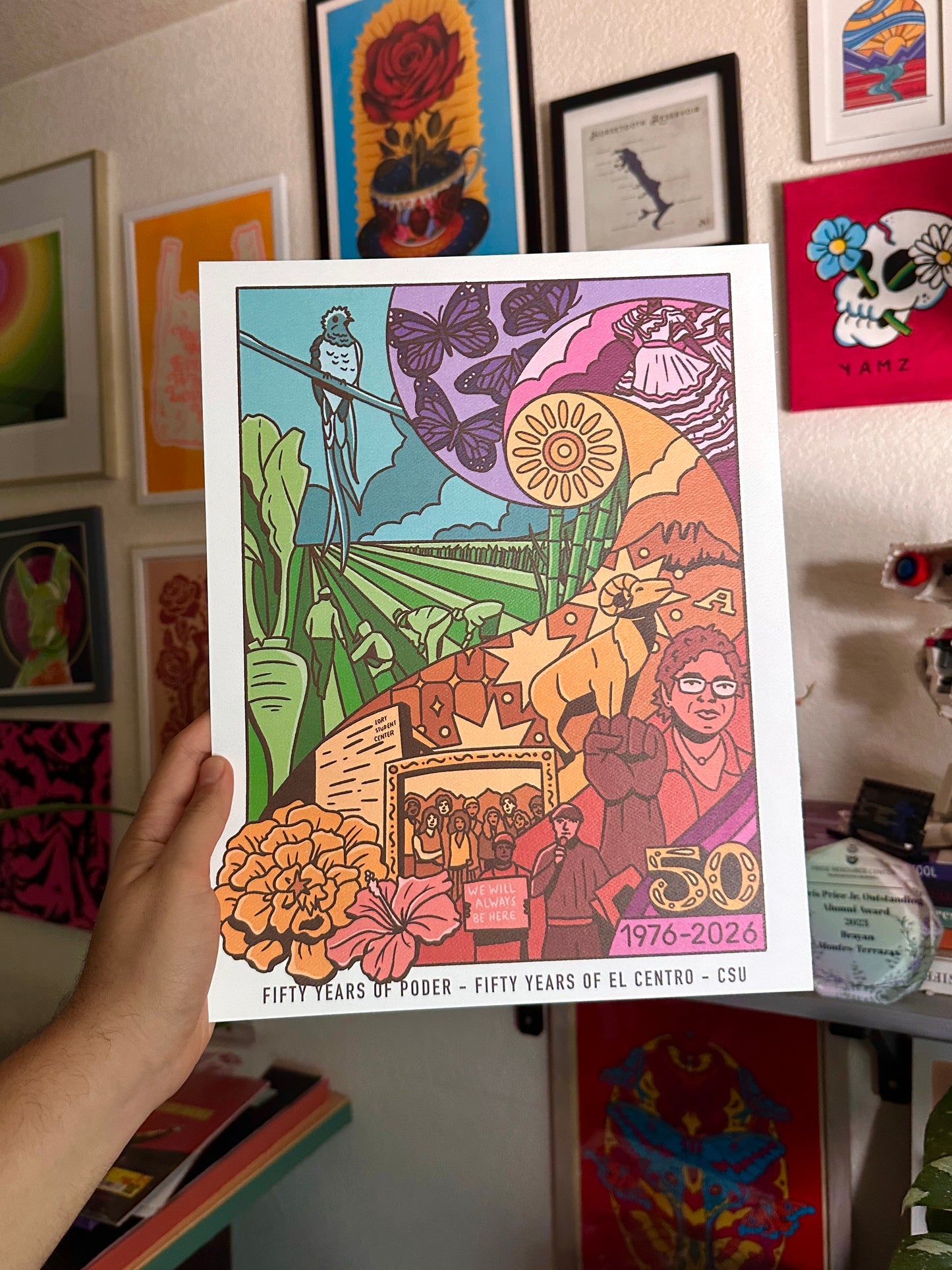 El Centro CSU - 50th Anniversary Fundraiser Print