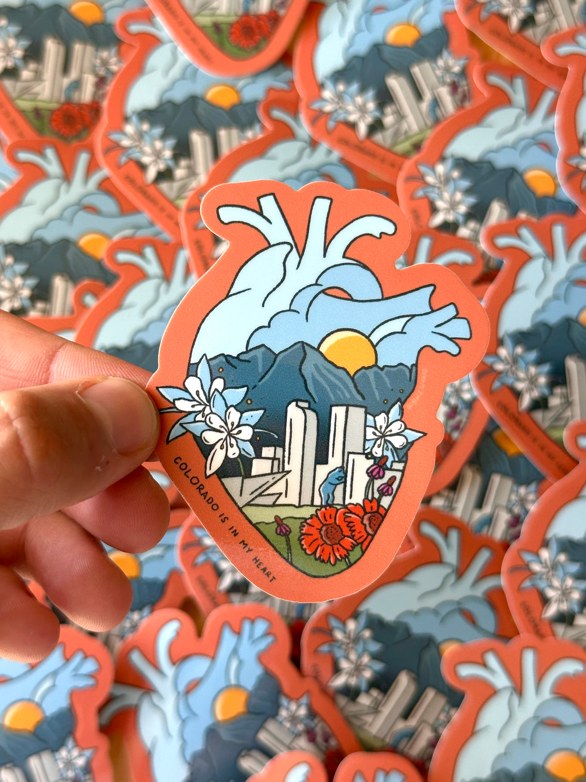 Colorado Heart Sticker