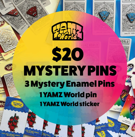 YAMZ Mystery Enamel Pins.