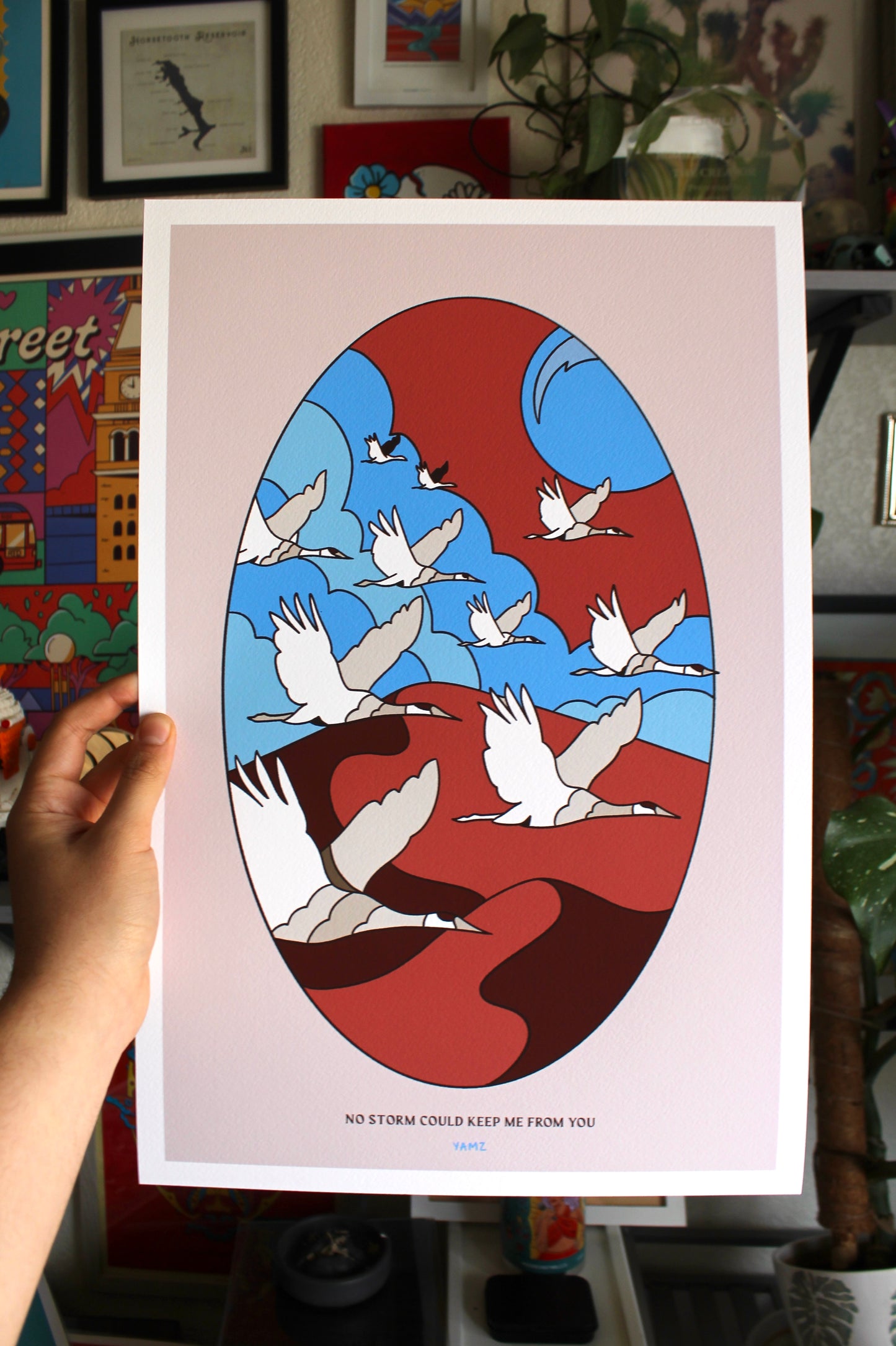 Sandhill Crane Migration - Limited Edition Art Print