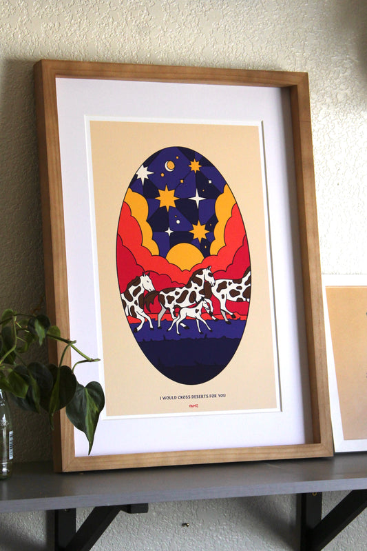 Desert Horses - Limited Edition Art Print