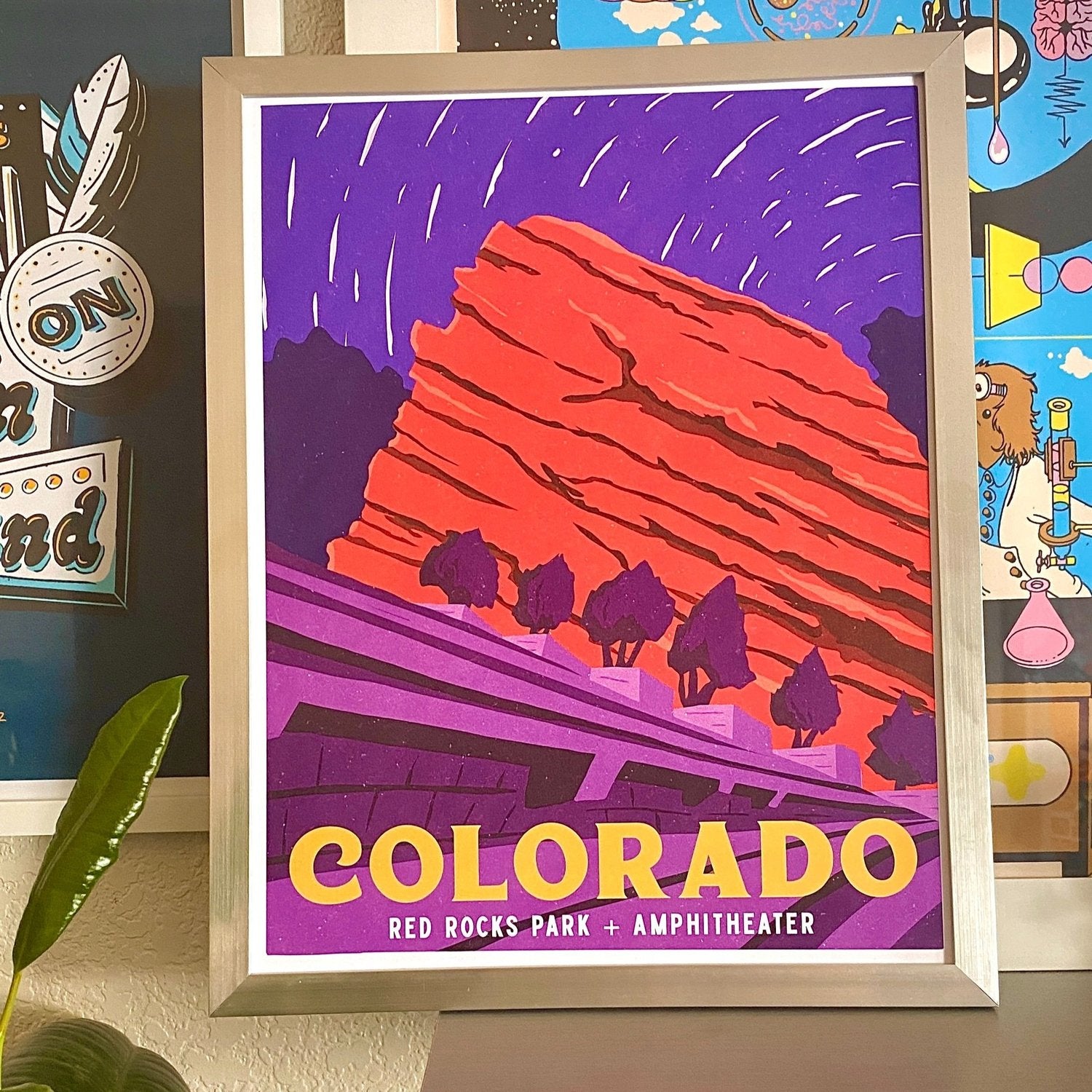Red Rocks Amphitheater Print – YAMZ WORLD Store