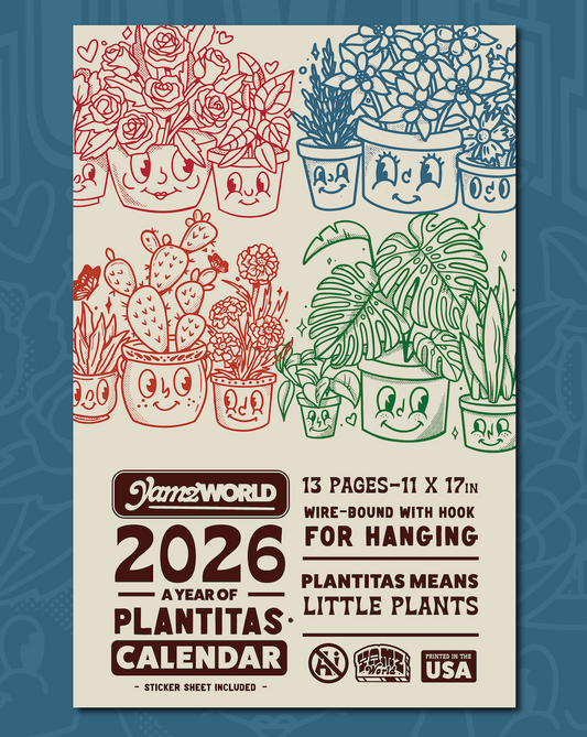 2026 Calendar - A Year of Plantitas